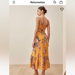 Reformation floral Enya dress